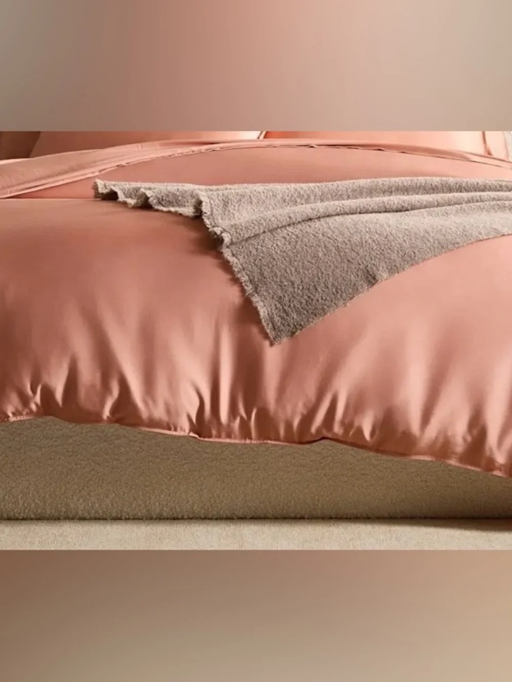Quince Bamboo 1 Piece Duvet Cover, Full/Queen (Sedona)